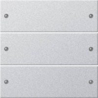 Gira Wippenset 3fach Aluminium 218326