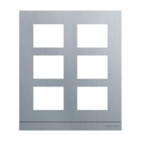 Busch-Jaeger Frontplatte 6-fach anthrazit Aluminium 41396CF-B-03 271x277x20,5mm
