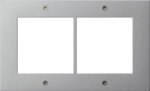 Gira Designrahmen 2-fach alu Türstation 850265