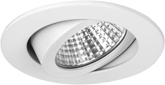 Brumberg 12261073 LED Einbauleuchte 1xLED 7W, 350mA, Mat.Alu, weiß,2700K