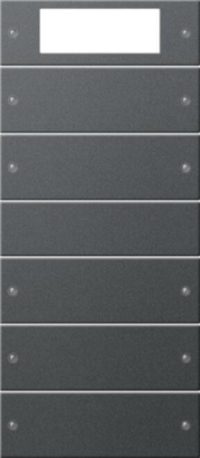 Gira Wippenset 5fach Plus anthrazit 219528