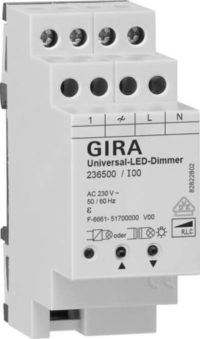 Gira Universal-LED-Dimmer REG, System 3000, 236500