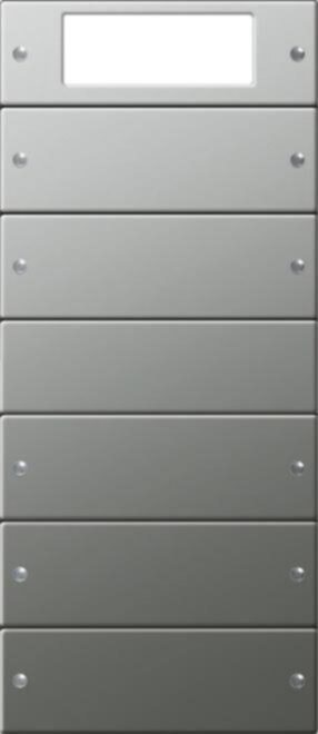 Gira Gira Wippenset 5-fach Edelstahl Plus 2145601
