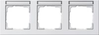 Gira Abdeckrahmen 3fach rws/matt waagerecht, bruchsi. 109322