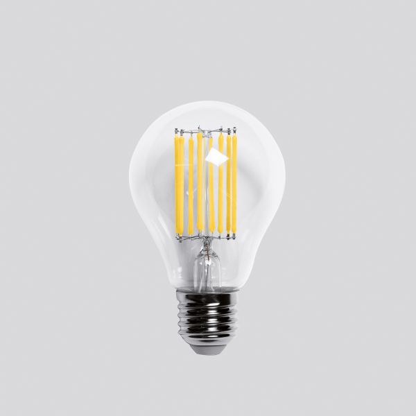 BEGA LED-Lampe FM E27 A67 12W 3000K ws E 13589 1520lm kl 360° AC Ø67x118mm