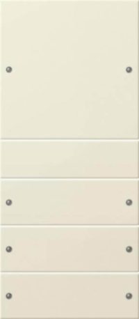 Gira Wippenset 4fach cremeweiß 218401