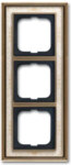 Busch-Jaeger Rahmen 3-fach ms/antik Deko elf/weiß 1723-846