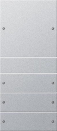 Gira Wippenset 4fach Aluminium 218426