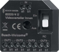 Busch-Jaeger Aktiv Videoverteiler innen Unterputz 83320/4 U