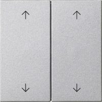 Gira Wippe 2-fach Alu 538726