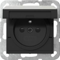 Gira Steckdose Erdstift KD+SH Edelstahl 4488600