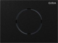 GIRA 5579925 Frontplatte Türstations- modul System 106 Schwarz matt