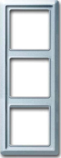Busch-Jaeger Rahmen 3-fach Aluminium-Silber, Unterputz, Allwetter 2103-33
