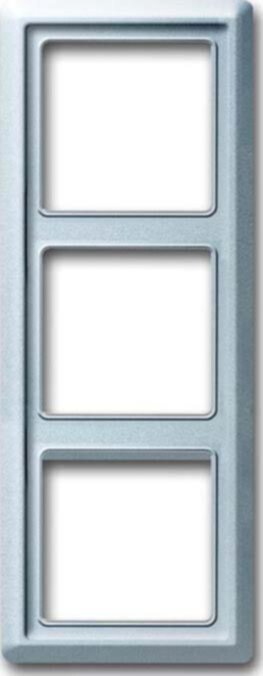 Busch-Jaeger Busch-Jaeger Rahmen 3-fach Aluminium-Silber, Unterputz, Allwetter 2103-33