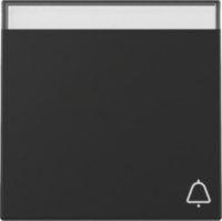 GIRA 3673005 Wippe Symbol Klingel+BSF System 55 Schwarz matt (lackiert)