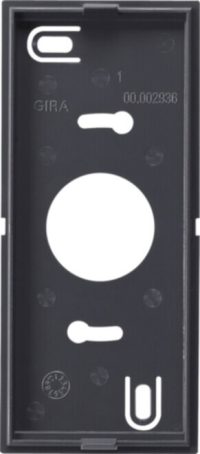 Gira Montageplatte anthrazit Wohnungsstation AP 850528