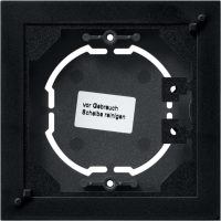 Gira AP-Gehäuse 1fach flach schwarz 0219005