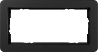 GIRA 1002153 Abdeckrahmen 2fach o.M.Gira E1 Schwarz m