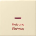 Gira 067801 Wippe KF+ Heizung Ein/Aus System 55 Cremeweiß glänzend