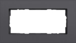 Gira Abdeckrahmen 2-fach Aluminium Anthrazit(lackiert) 1002408