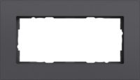Gira Abdeckrahmen 2-fach Alu.Anthrazit(lackiert) 1002408