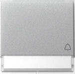Gira 367365 Wippe Symbol Klingel+BSF TX_44 WG Unterputz Farbe Aluminium