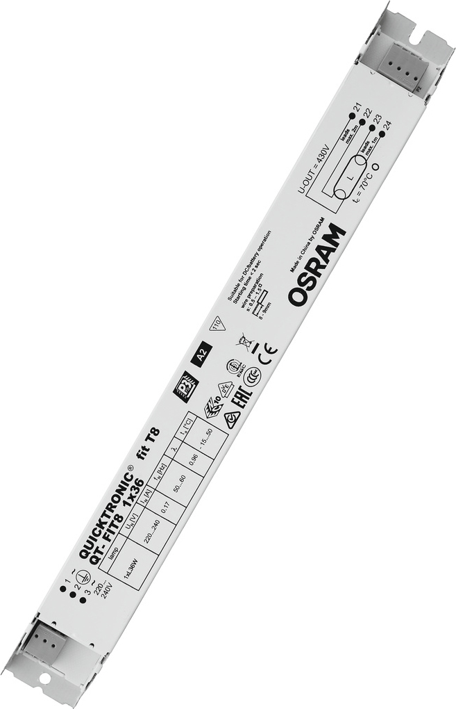 Osram QT-FIT8 1x36W 220-240V UNV1 280x30x28 QUICKTRONIC Vorschaltgerät