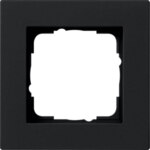 Gira Abdeckrahmen 1-fach schwarz flach 0211095