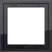 Bild vom Produkt: Gira Montageadapter 1fach schwarz 131105