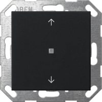 Gira Taster Wippe KNX, 1f, Schwarz 5172005