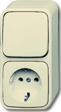 Busch-Jaeger Kombination Steckdose.+We schalter 2601/6/2300 EAP