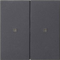 Gira KNX RF Bedienaufsatz 2-f. Anthrazit 510728