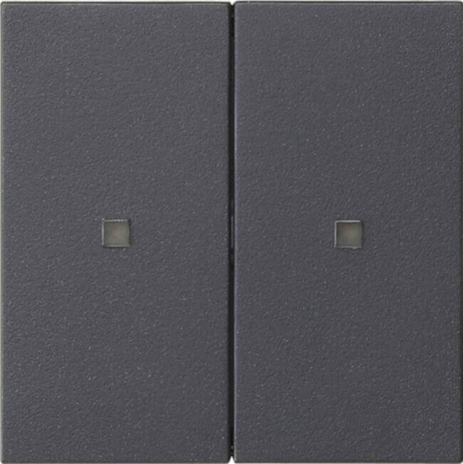Gira Gira KNX RF Bedienaufsatz 2-f. Anthrazit 510728
