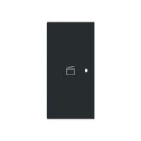 Busch-Jaeger Tastwippe Funkb LON schwarz matt 6233-21-45M Bussystem KNX-RF (Funk) Kunststoff
