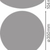 Ledvance SURFACE CIRCULAR 350 COVER PMMA Ersatz-Abdeckung 350x104mm ws – Bild 6