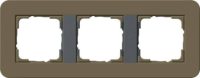 Gira Abdeckrahmen 3fach Umbra/Anthrazit 0213426