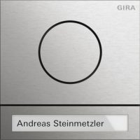 Gira Türstationsmodul System 106, Edelstahl, 5565920