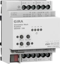 Gira Dimmaktor 4-fach REG KNX Secure, 202500