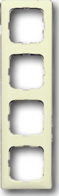 Busch-Jaeger Rahmen 4-fach weiß, für Kanalabdeck. 2514-212K-102