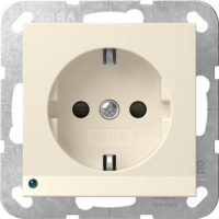 Gira Steckdose LED-Leuchte Cremeweiß 417001
