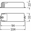 Osram HTN 75W 230-240I 20-75W 104x33x22 UNV1 HALOTRONIC MAUSTrafo Phasenabsch. – Bild 4
