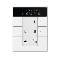 Bild vom Produkt: Busch-Jaeger Raumtemperaturregler 6-f.CO2/Feuchte-Sens SBC/U6.0.11-84