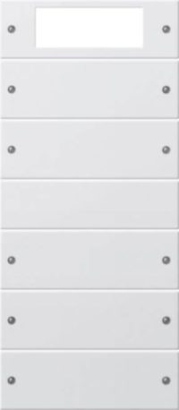 Gira Wippenset 5fach Plus reinweiß 219503