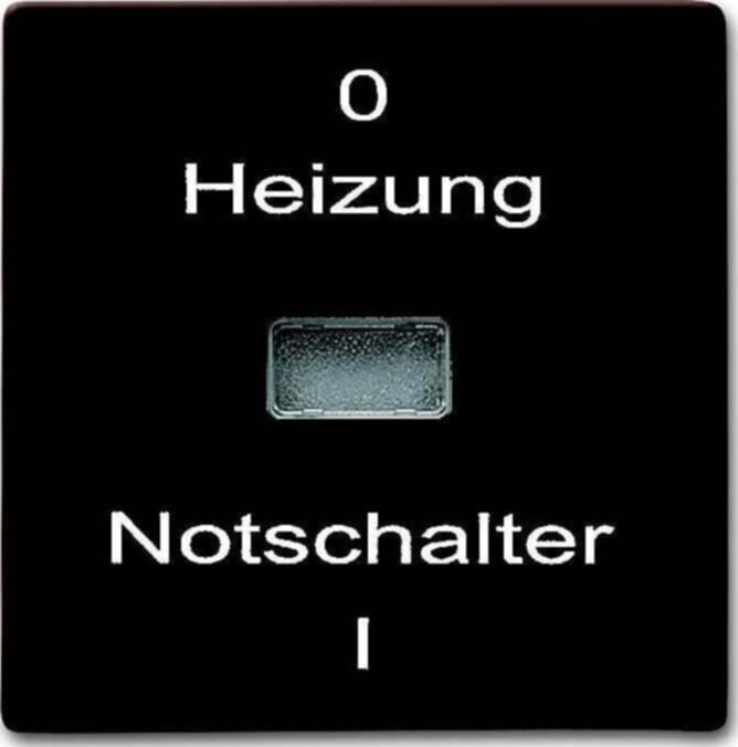 Busch-Jaeger Busch-Jaeger Wippe braun Heizung-Notschalter 2102 H-31