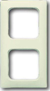 Busch-Jaeger Rahmen 2-fach weiß, für Kanalabdeck. 2512-212K-102