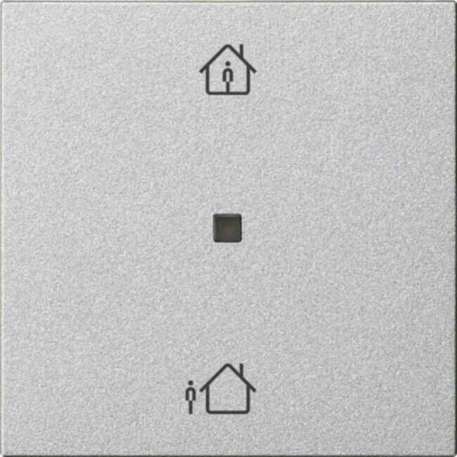 Gira Gira KNX RF Bedienaufsatz 1-f. Aluminium 510626