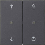 Gira Bedienaufsatz Memory anthrazit 536328