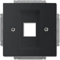 Busch-Jaeger Zentralscheibe schwarz Abdeckung 2561-885