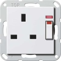 Gira Steckdose Kontroll. 13A reinweiß 278003