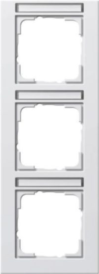 Gira Abdeckrahmen 3fach reinweiß senkrecht,bruchsi. 110329